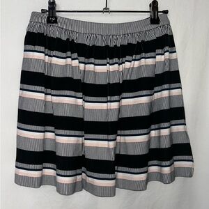 Kate Spade‎ Black and Pink Striped Kids Skirt